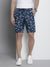 Next Summer Single Jersey Short For Men-Blue with Allover Print-SP2048