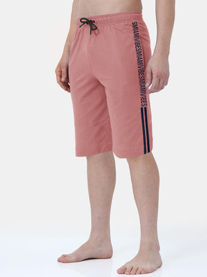 Miami Single Jersey Lounge Short For Men-Light Pink-SP6620