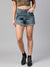 Strauss & Co Denim Short For Ladies-Navy Faded-SP2442