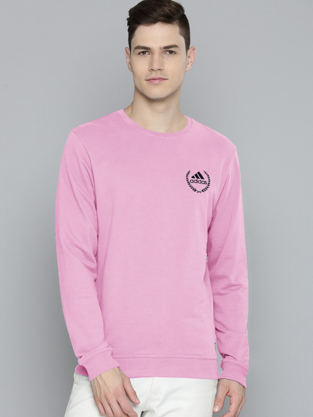 ADS Fleece Funky Style Sweatshirt For Men-Pink-BE2366