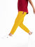 ADS Fleece Slim Fit Jogger Trouser For Kids-Yellow-SP906