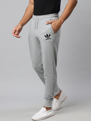 ADS Terry Fleece Jogger Sweatpant For Men-Grey Melange-BE2689