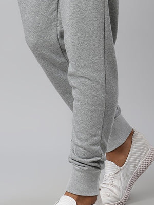 ADS Terry Fleece Jogger Sweatpant For Men-Grey Melange-BE2689