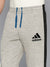 ADS Terry Fleece Jogger Sweatpant For Men-Off White Melange with Black Panel-BE2607