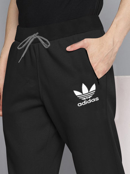 ADS Terry Fleece Jogger Sweatpant For Men-Rosy Black-BE2665