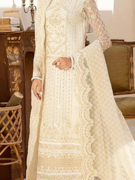 Akbar Aslam Organza Lawn Unstitched 3 Pcs Suit For Women-BE3123/BR15013