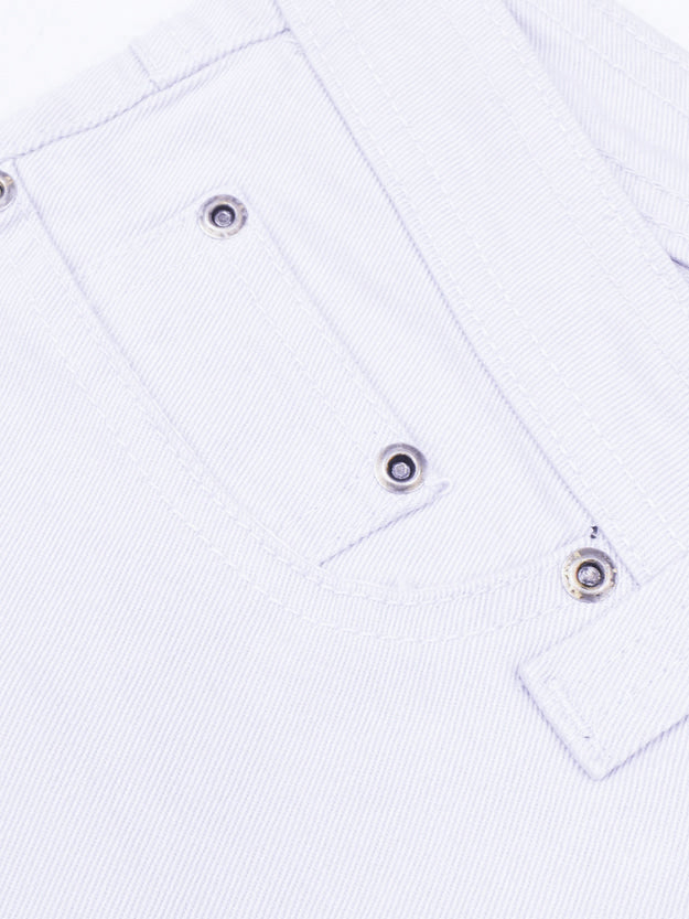 Authentic Regular Fit Cotton Denim For Ladies-Smoke Purple-BR13535