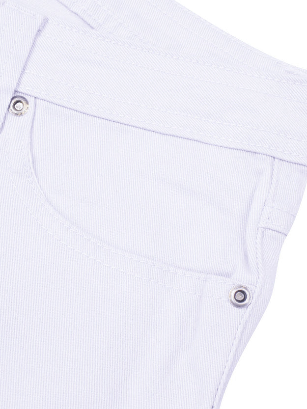 Authentic Regular Fit Cotton Denim For Ladies-Smoke Purple-BR13535