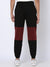 Nyc Polo Gathering Fit Fleece Jogger Trouser For Men-Black with Red Panel-SP1025/RT2184