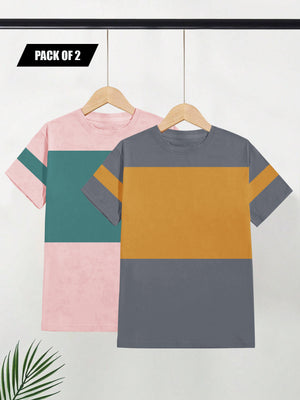 Pack Of 2 Half Sleeve T Shirt For Men