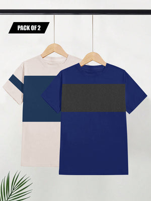 Pack Of 2 Half Sleeve T Shirt For Men