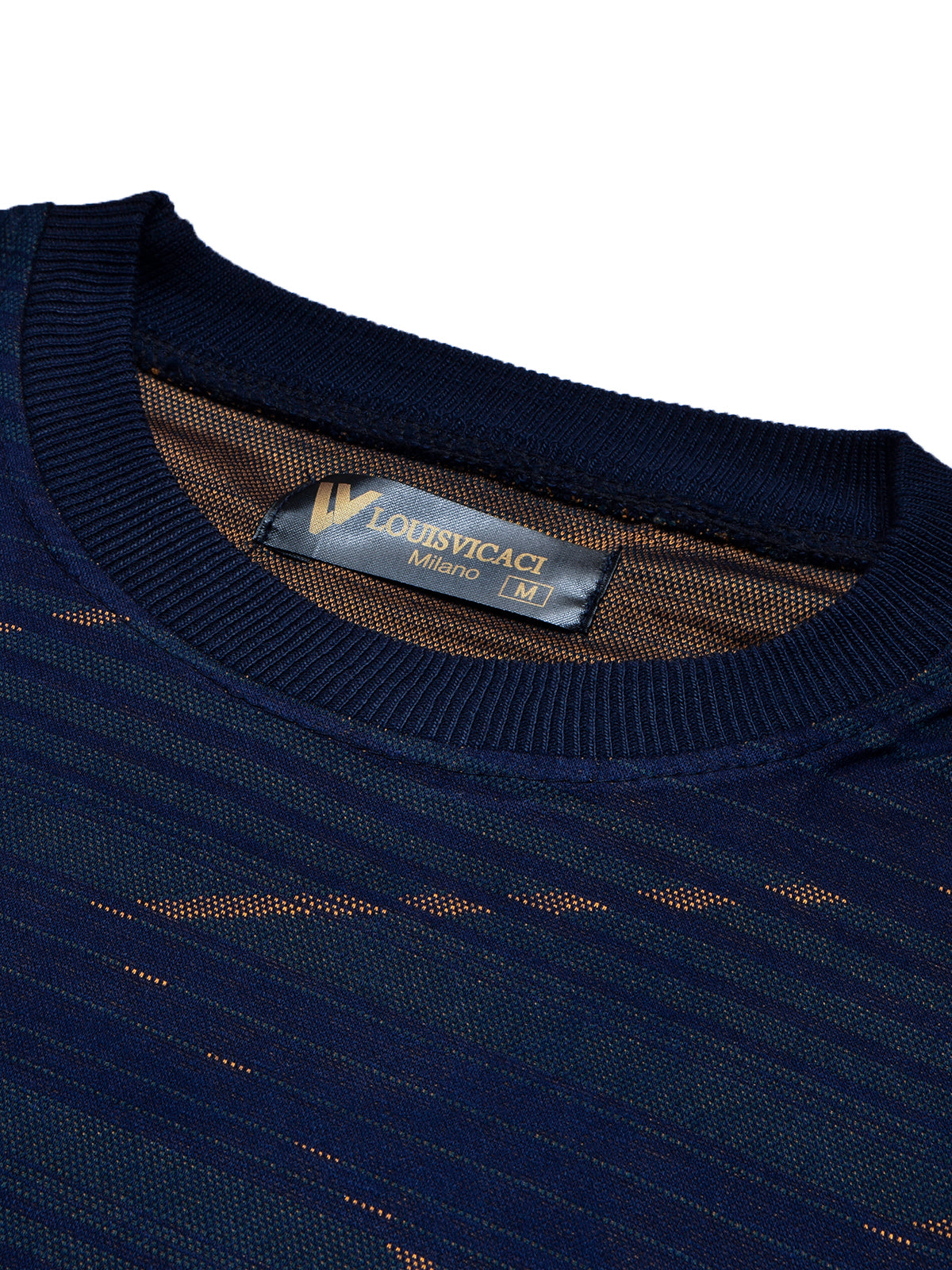 Louis Vuitton printed crew neck pullover royal blue