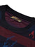 Louis Vicaci Full Sleeve Wool Sweatshirt For Men-Dark Navy & Red with Allover Print-BE236