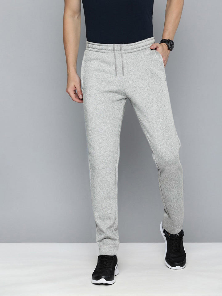 NK Terry Fleece Jogger Sweatpant For Men-Light Grey Melange-BE2600