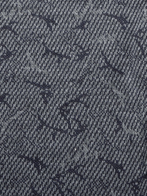 Louis Vicaci Full Sleeve Wool Sweatshirt For Men-Navy Melange-BE265/BR1070