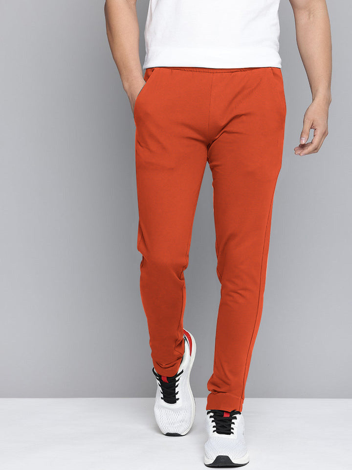 ADS Fleece Jogger Sweatpant For Men-Blaze Orange-BE2672