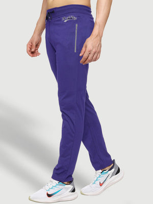 Drift King Regular Fit Heavy Fleece Jogger Trouser For Men-Dark Purple-BE2853