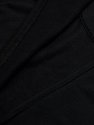 Louis Vicaci Stylish Zipper Mock Neck For Men-Black-BE157/BR967