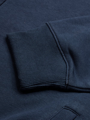 Louis Vicaci Stylish Zipper Mock Neck For Men-Mid Navy-BE67/BR895