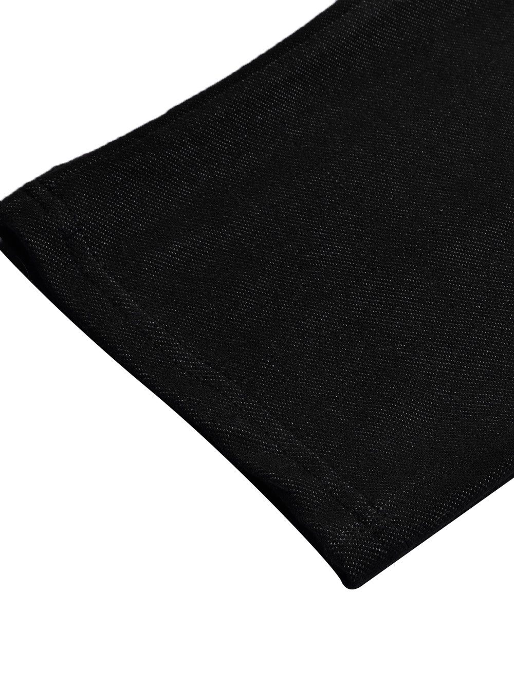 Louis Vicaci Super Stretchy Slim Fit Interlock Denim For Men-Black with Noise-BR13036