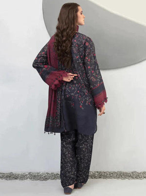 Baroque 90/88 Printed Lawn Unstitched 3 Pcs Suit For Women-BE2909/LV225