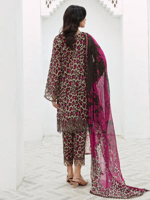 Baroque 90/88 Printed Lawn Unstitched 3 Pcs Suit For Women-BE2910/LV226