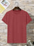 Beverly Hills Fashion V Neck Tee Shirt For Men-Pink Melange-SP3162