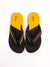 Black Camel 006 Comfort Flip Flop-Black with Yellow-BE1673/BR13900