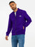 TNF Active Wear Zipper Fur Bomber Jacket For Men-Grape Purple-RT1118