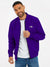 TNF Active Wear Zipper Fur Bomber Jacket For Men-Grape Purple-RT1118