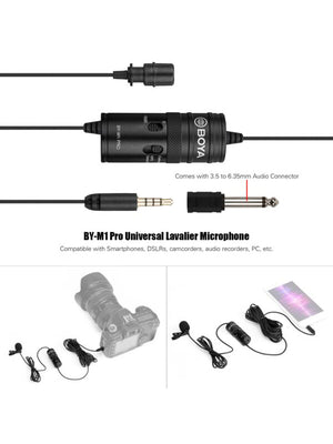 Boya Universal Lavalier Microphone BY-M1 Pro-BE1900/BR14051