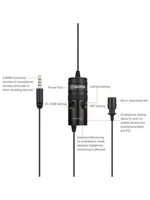 Boya Universal Lavalier Microphone BY-M1 Pro-BE1900/BR14051