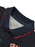 Champion Single Jersey Polo Shirt For Kids-Grey with Red & Navy Panels-BE935/BR13182