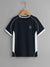 Cloke Active Wear Crew Neck T-Shirt For Kids-Navy & White-BE1363