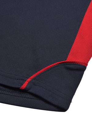 Cloke Active Wear Polo Shirt For Kids-Navy & Red-BE1362/BR13602