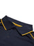 Cloke Active Wear Polo Shirt For Kids-Navy & Yellow-BE1361/BR13601