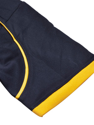 Cloke Active Wear Polo Shirt For Kids-Navy & Yellow-BE1361/BR13601