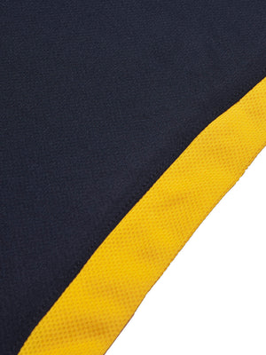 Cloke Active Wear Polo Shirt For Kids-Navy & Yellow-BE1361/BR13601