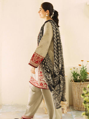 Coco By Zara Shah Jahan Embroidered Lawn Unstitched 3 Pcs Suit For Women-BE3138/BR15038