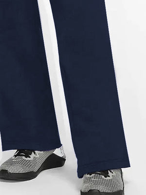 DK Fleece Straight Fit Trouser For Ladies-Navy Blue-BE2796