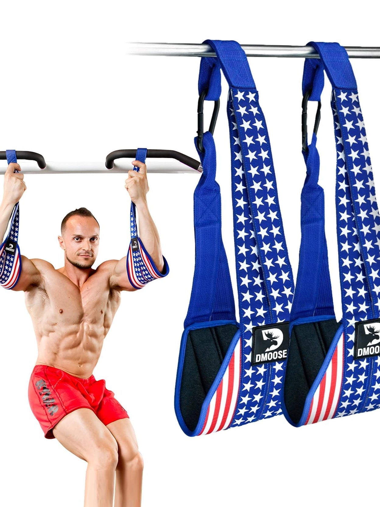 DMoose Fitness Ab Straps Workout Equipment for Men & Women-LV381