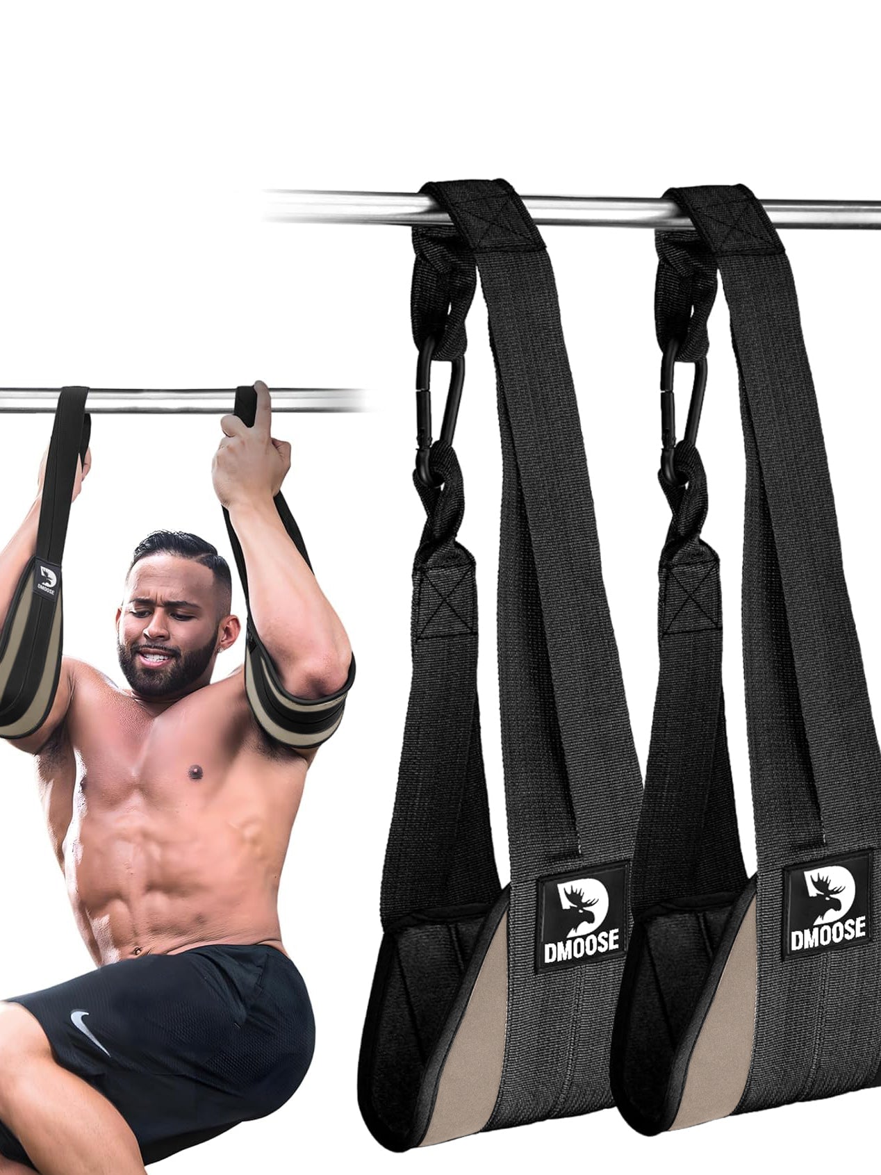 DMoose Fitness Ab Straps Workout Equipment for Men & Women-LV383