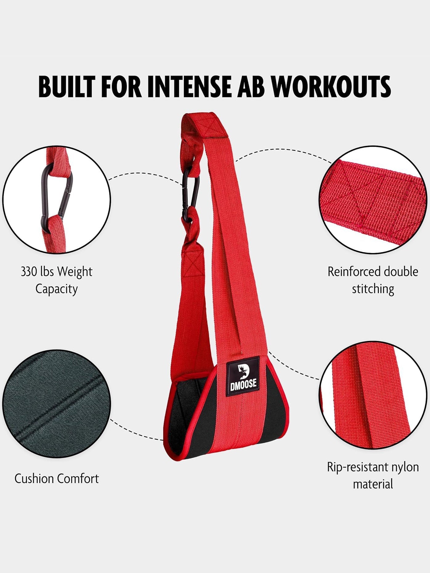 DMoose Fitness Ab Straps Workout Equipment for Men & Women-LV427