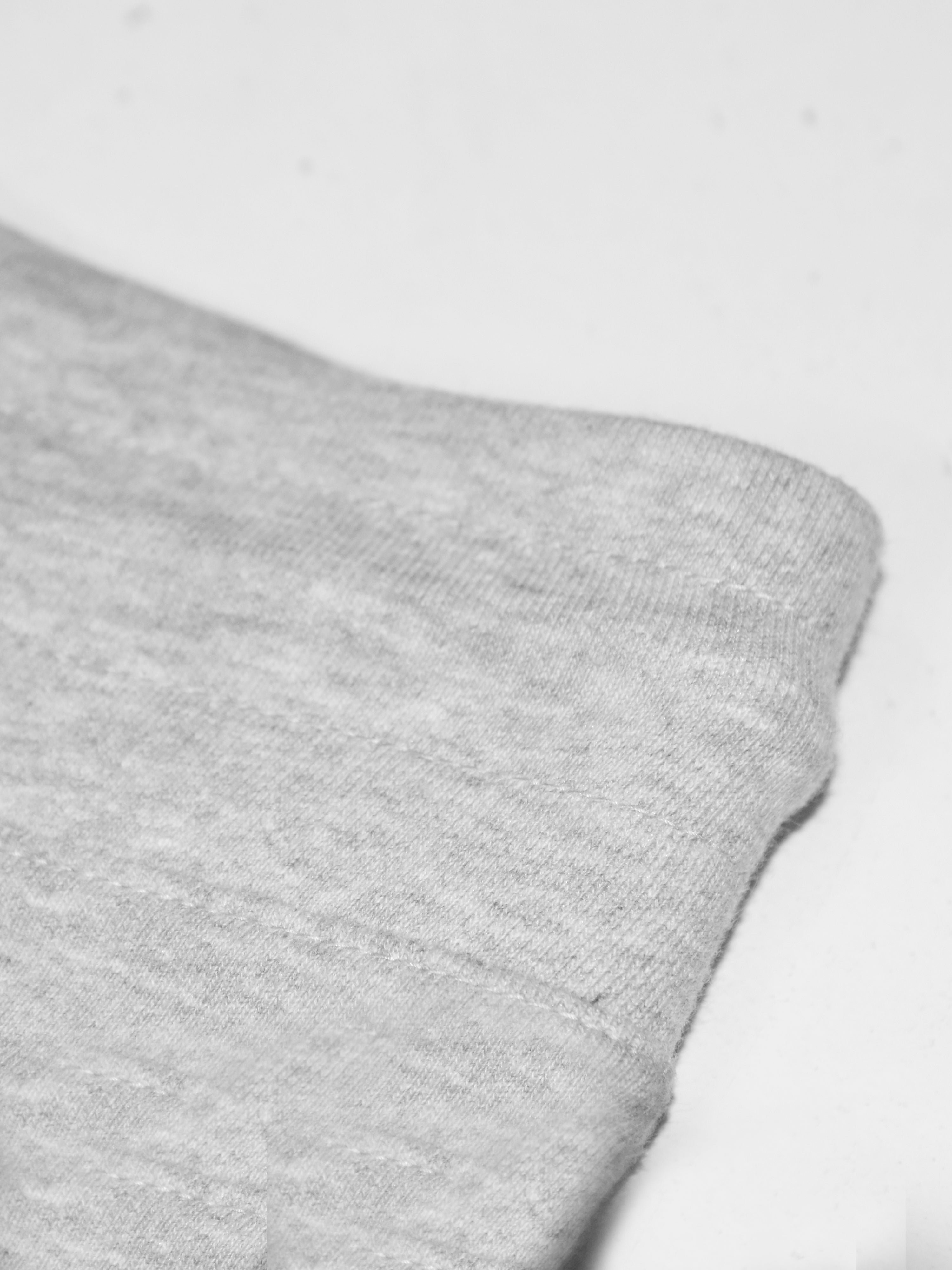 Nyc Polo Terry Fleece Short For Ladies-Grey Melange-SP718