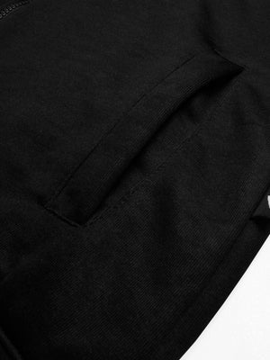 Louis Vicaci Zipper Inner Fur Bomber Jacket For Men-Black-SP1295/RT2315