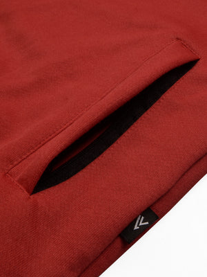 Louis Vicaci Zipper Active Wear Bomber Jacket For Men-Red-SP1370/RT2322