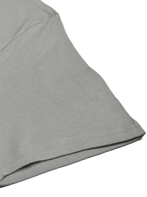 47 Single Jersey Crew Neck Tee Shirt For Men-Slate Grey with Print-SP1653/RT2393