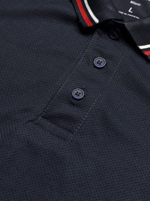 LV Summer Active Wear Polo Shirt For Men-Dark Navy-BE1312/BR13557