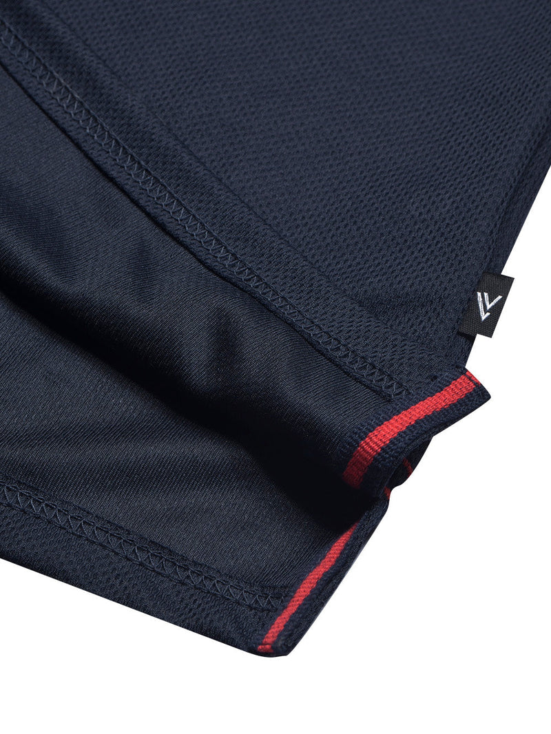 LV Summer Dry Fit Polo Shirt For Men-Dark Navy-BE1312/BR13557