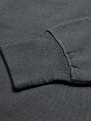 Payper Fleece Stylish 1/4 Zipper Mock Neck For Men-Dark Grey-BE338/BR1120